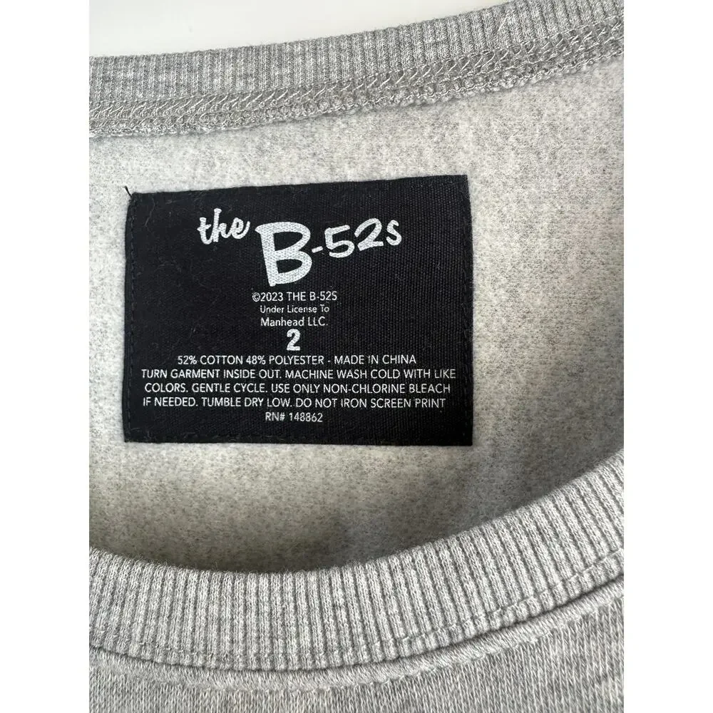 NWT Torrid The B-52s Cozy Fleece Sweatshirt Crew Graphic Pullover Plus Size 2 2X - Picture 7 of 10